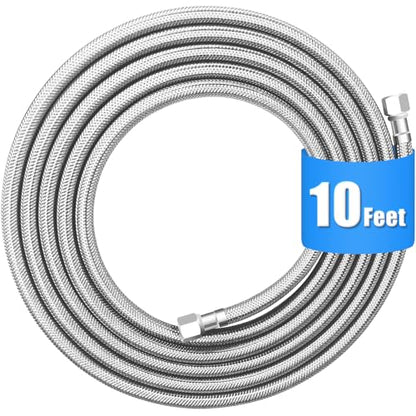 Refrigerator Water Line - 10FT,Foodgrade PEX Inner Hose for Fridge Icemaker - size: 10 FT