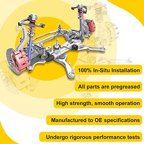 4PCS Tie Rod End,Steering Rack Boot Suspension Kit,Fit For Nissan