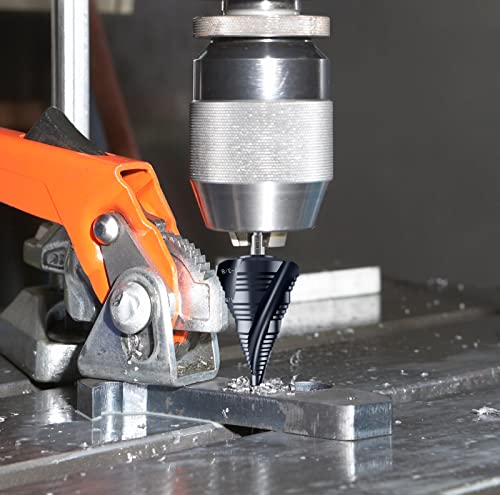 1/4"-1-3/8" Four Sprial Flute M35 Cobalt Step Drill Bit - size: 1/4"-1-3/8"(4 Flute)