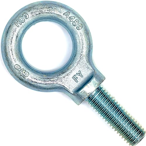 Lifting Shoulder Eye Bolt 9/16"-12 X 1-5/8" |Blue Bright Zinc Plated - color: Blue Bright Zinc Plated, size: 9/16"-12 X 1-5/8"