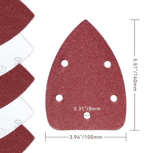 60 Pcs 1200 Grit Mouse Sandpaper, Aluminum Oxide Mouse Sanding Pads - size: 1200 Grit