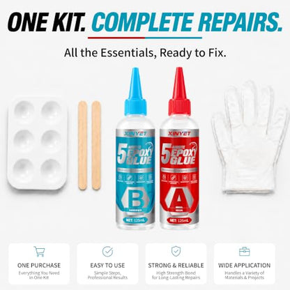 250 ml Two-Component Epoxy Glue, 5 Minutes Epoxy Glue