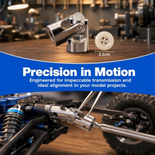 BESPORTBLE Stainless Steel Micro Universal Joint Coupling 4mm to 4mm