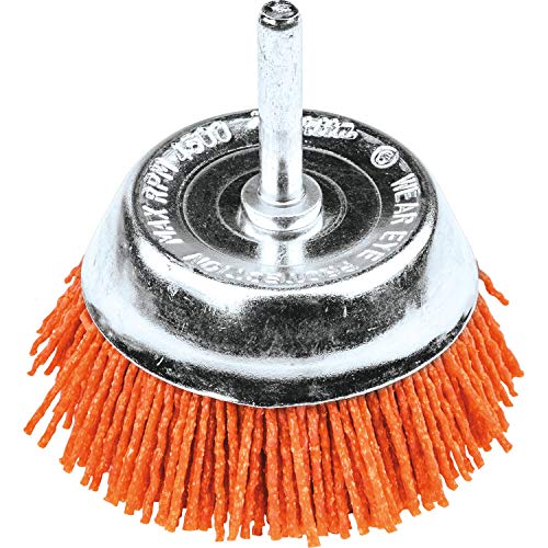 Makita D-70524 3" Nylon Cup Brush, Coarse, 80 Grit