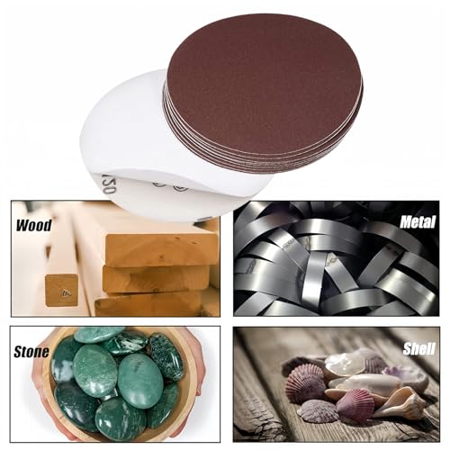 1-Inch Wet or Dry Sandpaper Sanding Paper disc Sanding Discs 400 Grit 100 Pcs - size: 100Pcs 1-inch 400 Grit