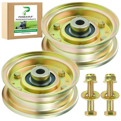 2 Pack 756-04224 Idler Pulley for Cub Cadet LT1050 LT1042 Tractors - size: 2x756-04224