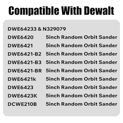 Orbital Sander Replacement Pad for Dewalt DWE64233 & N329079, 2 Pack - style: Plastic Pad