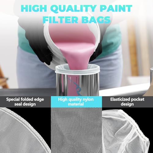 15 Pcs 1 Gallon Paint Strainer Bags Fine Mesh Filters Strainer