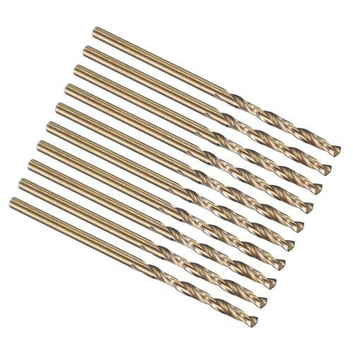 PATIKIL 1mm Drill Bit M35 Cobalt 5% High-Speed Steel for Metal 10 Pack - size: 1mm