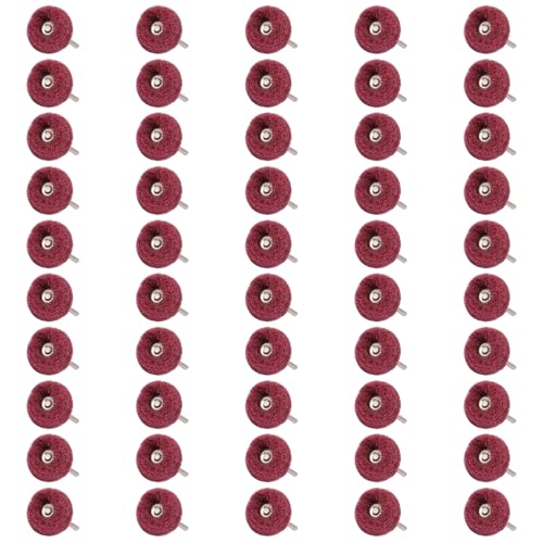 50 PCS Abrasive Buffing Wheel, 1 Inch Polishing Kit 240 Grit - style: Red 240 Grit 50pcs