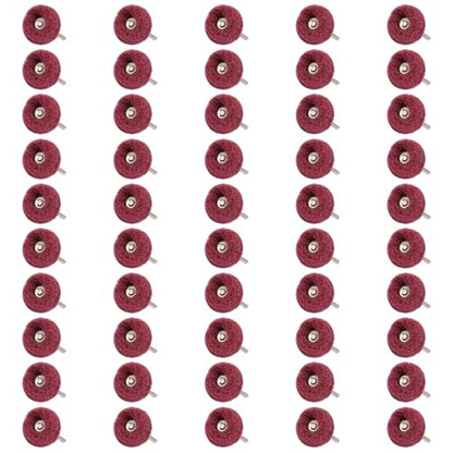 50 PCS Abrasive Buffing Wheel, 1 Inch Polishing Kit 240 Grit - style: Red 240 Grit 50pcs