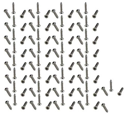 XunLiu M1.4X8mm 304 Stainless Steel Self-Tapping Screws 100 Pack - size: M1.4X8mm
