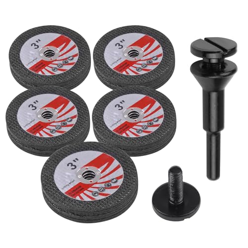 50 Pack Cut Off Wheels, 3” x 3/64” x 3/8”