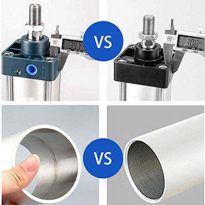 Beduan Pneumatic Air Cylinder SC 63 x 200 Screwed Piston Rod Dual Action 63mm Bore 200mm Stroke - size: SC 63 X 200