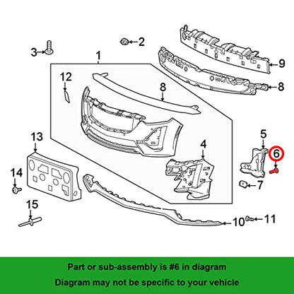 20pcs M5-1.8X16mm Thread Forming Screw for GM 11611225, Ford W506964-S450B, Chrysler 6510672AA