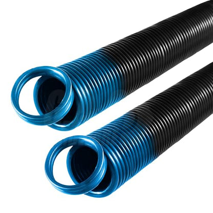 90 lb. Heavy-Duty Double-Looped Garage Door Extension Spring (2-Pack) | Springs for Garage Door Repair Garage Hardware Parts (‎90-Light Blue) - size: 90-Light Blue