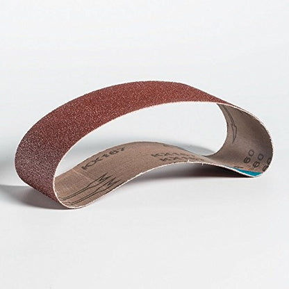 Mercer Industries 106060-3" x 21" Aluminum Oxide Sanding Belts, 60 Grit (10 Pack) - size: 3 x 21, style: 60 Grit