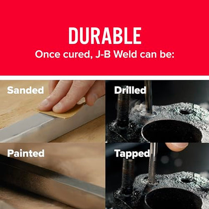 J-B Weld 8265S Cold Weld Steel Reinforced Epoxy with Hardener, 2 oz (1)