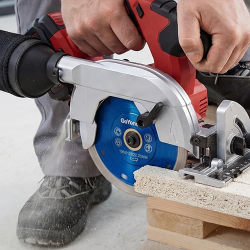 GoYonder 10pcs 5" Diamond Saw Blades for Angle Grinder - Cutting Porcelain, Granite, 115mm Tile Blade - size: 5"-10 PCS