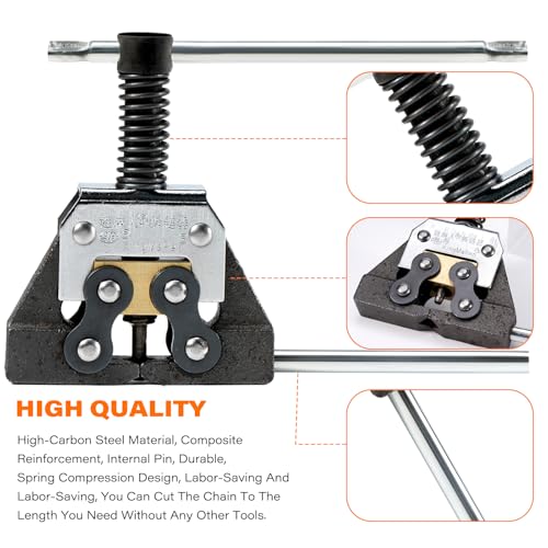 Roller Chain Detacher Tool for Chain Size 420 428 520 525 530 630 Roller Chain Motorcycle Go Kart ATV Chains Breaker