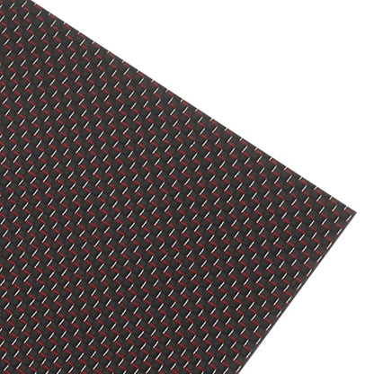 MECCANIXITY Carbon Fiber Sheet 250x100x2mm 3K Carbon Fiber Board with Metallic Threads Plain Weave Glossy Surface Laminate Plate Panel for Automotive, Cars, RC Models, Drones, DIY, Red - color: Red, size: 250x100x2mm
