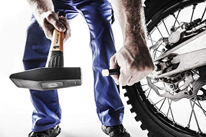 Halder MaxxCraft Cross Peen Hammer 3666.003 – Reduced Rebound, Low Vibration, Patented Rubber Coating, .7 lbs. - size: .7 lbs.