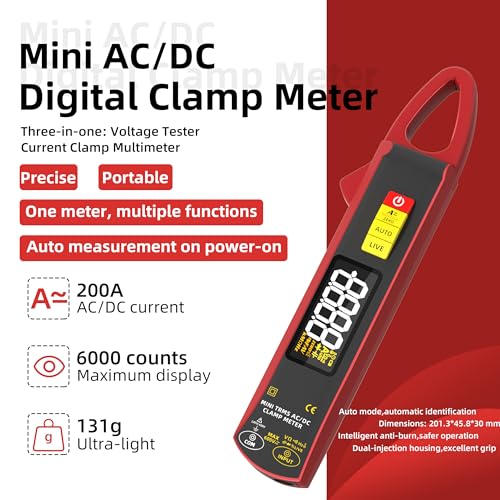 BSIDE UX2 Digital Clamp Meter 200A AC/DC Current clamp