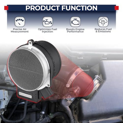 MOSTPLUS Direct Replacement MAF Mass Air Flow Sensor Meter MAF Compatible for Chevrolet Chevy 25318411 AF10043