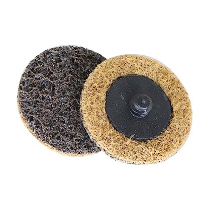 50 Pcs 2Inch Brown Quick Change Surface Prep Conditioning Discs
