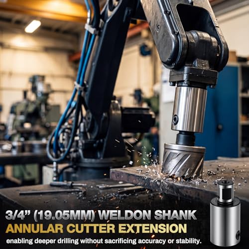 Annular Cutter Extension 2‘’/50mm for 3/4" Weldon Shank - size: 2‘’/50mm