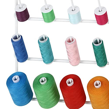 Embroidery Thread Organizer 4 Pack Thread Holders for Spools of Thread - color: White