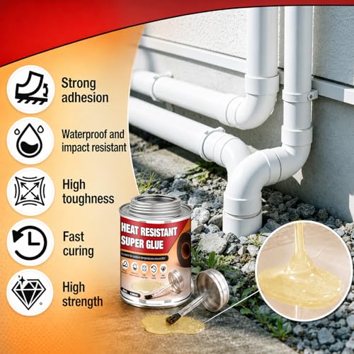 High Temperature Super Glue Bond Plastic Leather Paper Wood Outdoors