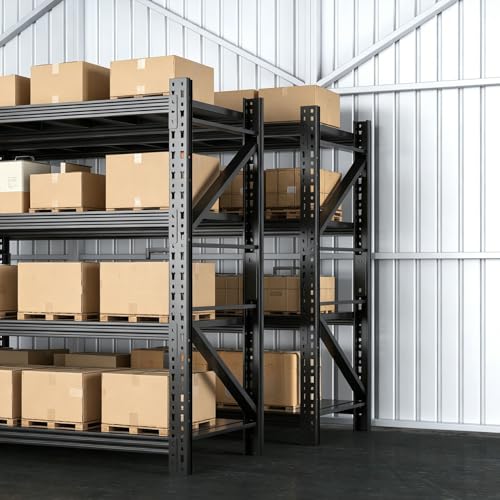 Garage Shelves Heavy Duty 73" H*57" W*23.6" D - size: Super Heavy Duty 73"H*57"W*23.6"D