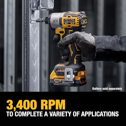 DEWALT 20V MAX XR Impact Driver, 1/4 Inch High Torque Brushless 3 Speed Premium Cordless with LED Light, Extended Runtime, Tool Only (DCF845B) - style: NEW - 20V MAX XR Impact Driver Bare Tool