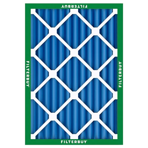 Filterbuy 6.88x15.88x2 Air Filter MERV 13 Smoke & Allergy Defense (4-Pack) - size: 6.88x15.88x2