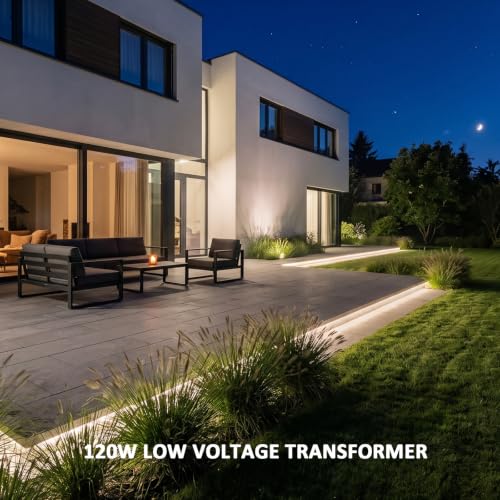 120W Low Voltage Transformer Photocell Timer 12V AC