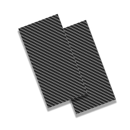 Carbon Fiber Sheet 2-Pack 200X500X3.0MM 3K Carbon Fiber Laminate for CNC RC Drone Automotive(Twill Weave Matte Finish, 500 * 200 * 3mm*2-Pack) - size: Twill Matte 500*200*3-2Pcs