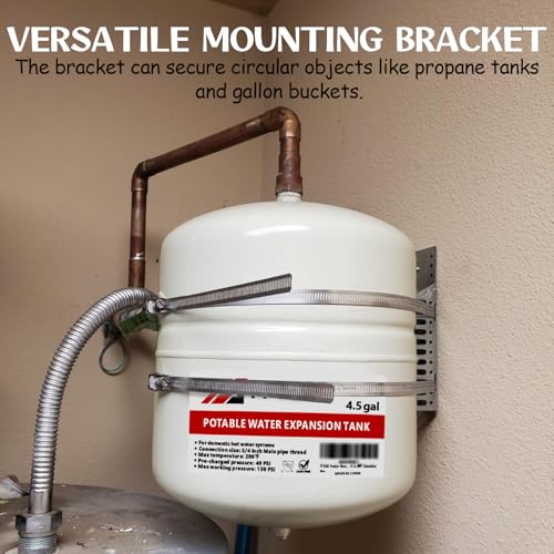 TTFLEX Expansion Tank Mounting Bracket Adjustable for 1 - 5 Gallon Tank