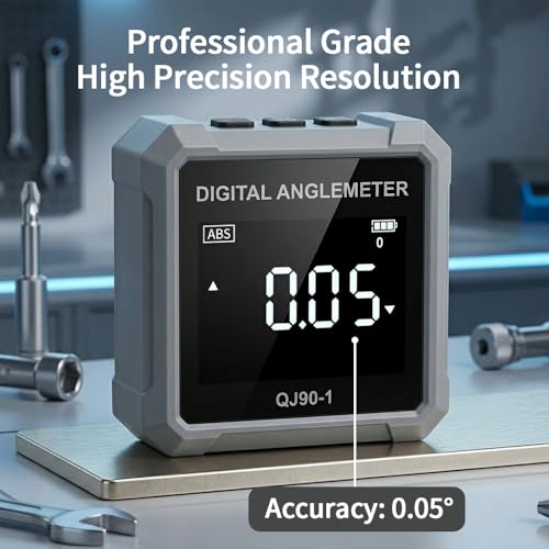 Digital Level Angle Finder Magnetic with Magnetic Base & Backlight Display