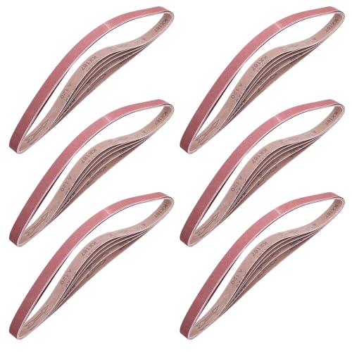 1 x 42 Belt Sander Sanding Belts, 1 inch x 42 inch Sanding Belt 120 Grit, Aluminum Oxide Sanding Belt for Belt Sander, 24 Pack(1x42in, 120 Grit) - color: 120 Grit, size: 1x42in