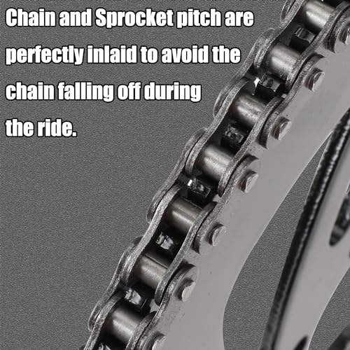 YOXUFA #35 Chain for Mini Bike Coleman CT100U CC100X Baja Doodle Bug DB30 Motovox MBX10 MBX11 Mega Moto MM-B80 105cc Predator 79cc 97cc 100cc Engine Powersports Parts with Chain Breaker - 140 Links - size: 140 Links + chain breaker