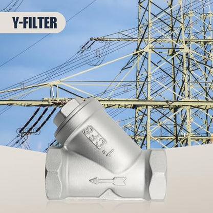 Industrial Heavy Duty 1 inch (DN25) Y-Strainer Valve - size: 1 Inch