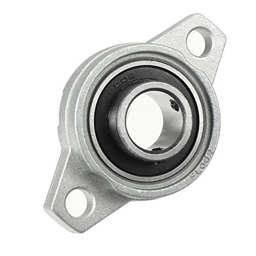 uxcell 2pcs KFL002 15mm Zinc Alloy Self Aligning Pillow Block Flange Bearing - size: 15mm