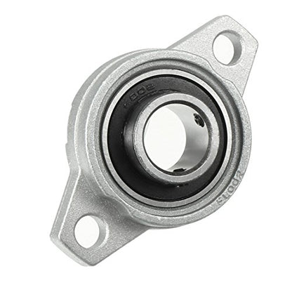 uxcell 2pcs KFL002 15mm Zinc Alloy Self Aligning Pillow Block Flange Bearing - size: 15mm