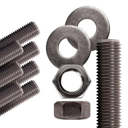 Conquest A307 Unfinished Threaded Rod 1/2"-13 x 12 - size: 1/2"-13 x 1'