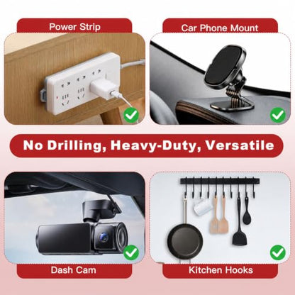 Double Sided Adhesive Pad Heavy Duty, 8 PCS 1.97"x1.18"x0.079"