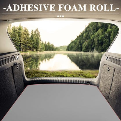 Adhesive Foam Padding Closed Cell EVA Foam Sheets Insulation Board Foam Sheet Pad with Sticky Back (1, Gray, 12x59x1/16 inch) - color: Gray, size: 12x59x1/16 inch