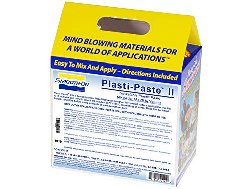 Smooth-On Plasti-Paste II Trowelable Urethane Resin Trial Unit (1 Pint A & 1 Quart B) - size: Trial Unit