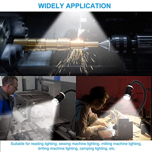 PATIKIL Machine Work Light Flexible Geeseneck Work Light 900 Lumen LED Work