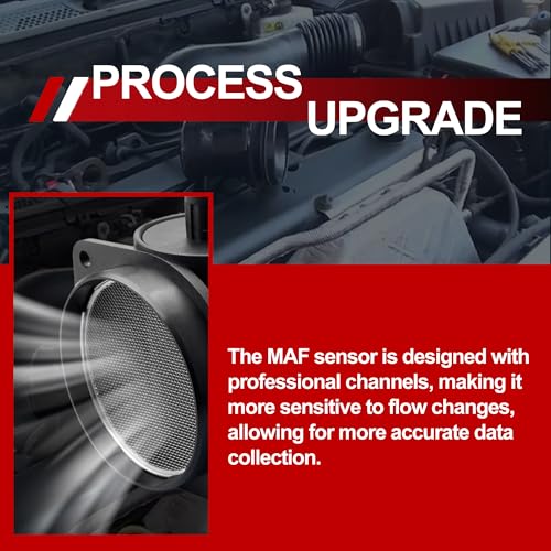 MAF Mass Air Flow Sensor Meter 37980RC0M01 7450047 Compatible for Honda Accord Civic CRV Odyssey Ridgeline Compatible for Acura MDX 2003-2022